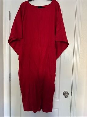 Universal Standard Crimson Red Midi Dress
